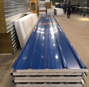 tấm mái panel chống nóng xanh