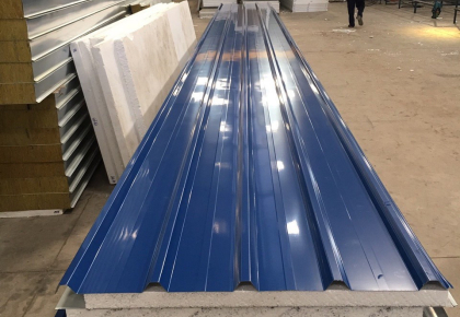 tấm mái panel chống nóng xanh