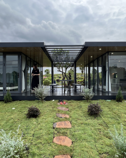 Nhà vườn 67 m2 lắp ghép trong 7 ngày